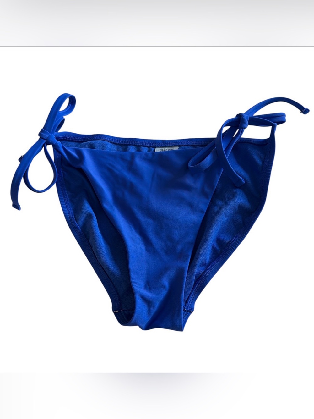 Shade & Shore NWOT Women’s Royal Blue Tie-Side Bikini Bottom Size Medium (8-10)